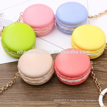 Fabricants de porte-clés en plastique Macaron promotionnels